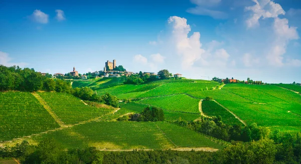 Langhe 포도밭 Panorama Serralunga Alba Unesco Site Piedmont Northern Italy — 스톡 사진