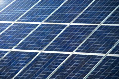 Güneş enerjisi üretimi doku veya desen için fotovoltaik panel