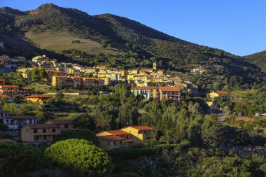 Elba Adası, Rio nell Elba köyü. Toskana, İtalya.