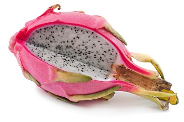 Beyaz arka plan üzerinde izole tropikal meyve.