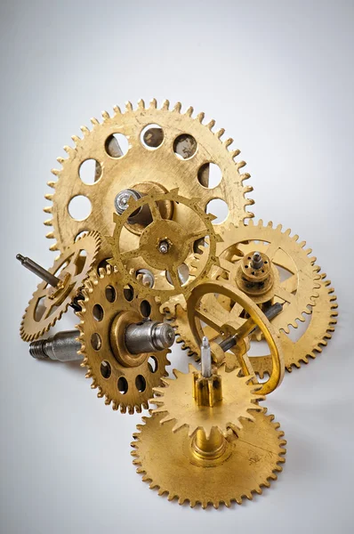 Ingranaggi meccanici dell'orologio — Foto Stock