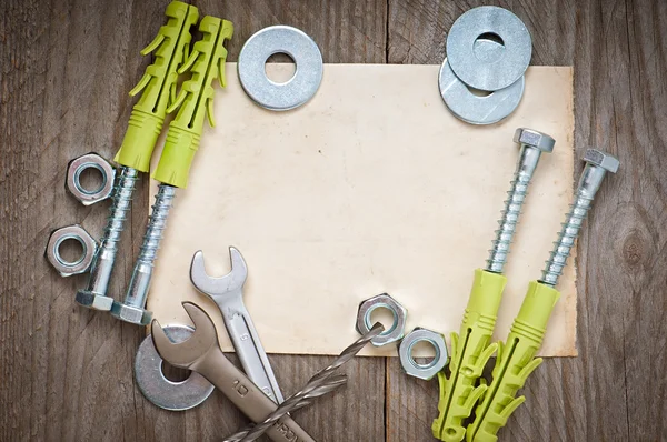 Paper and metalwork tools — Stock Photo, Image