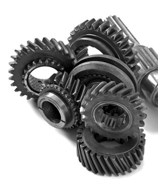 Metal parçalar dişli