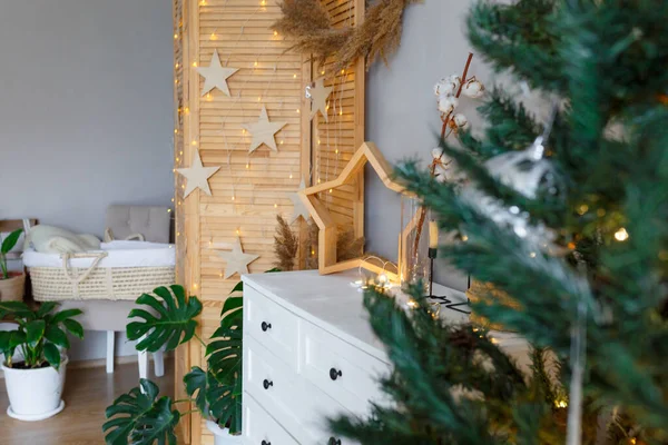 Decoraciones Navidad Estilo Escandinavo — Foto de Stock