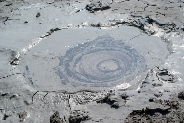 Mud Volcanoes in Sicily. Nature reserve Macalube di Aragona — Stock Photo, Image