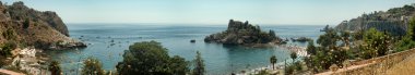 Panoramik Isola Bella (güzel Adası): küçük ada n