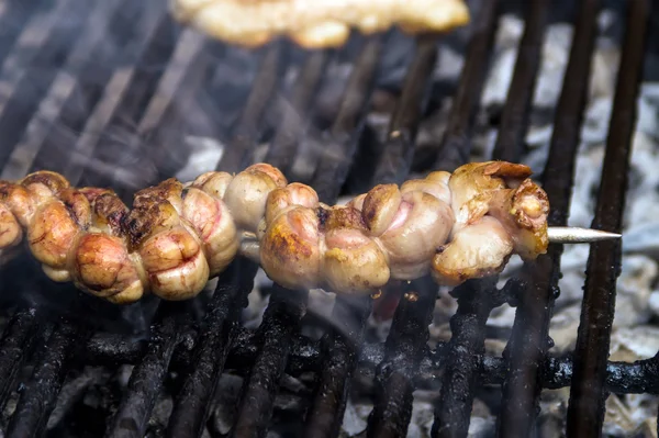 Stigghiole - cibo tipico di strada a Palermo — Foto Stock