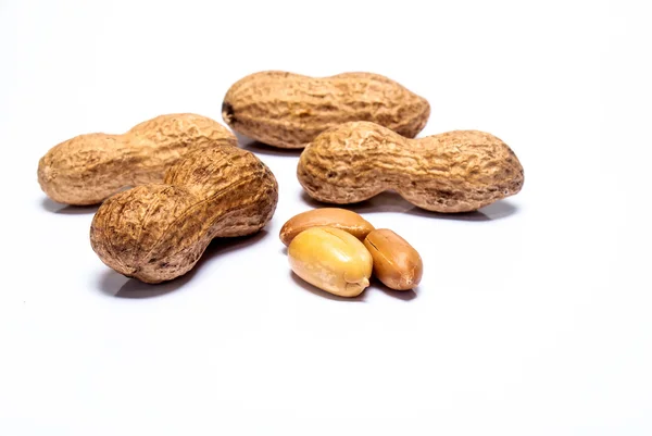 Peanuts Isolated — Stock Photo, Image