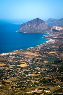 Erice görünümden. dikey