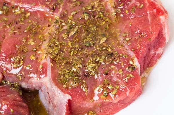 Raw Marinated Veal — Fotografie, imagine de stoc