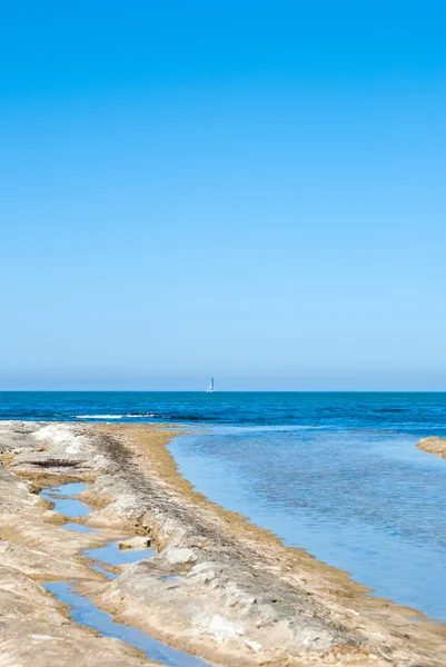 Пляж Scala dei Turchi. Агрідженто Сицилії — стокове фото