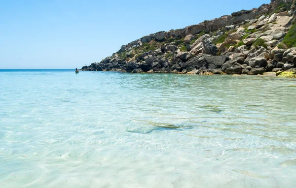 Ostrova Favignana. Sicílie, Itálie, Egadské — Stock fotografie