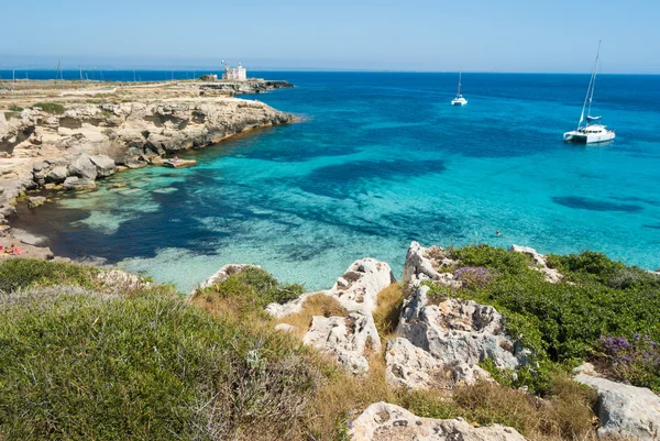 Favignana Adası. Sicilya, İtalya, Aegadian Islands — Stok fotoğraf