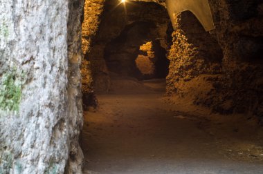 Catacombe Paleocristiane di Porta d'Ossuna In Palermo, Sicily clipart