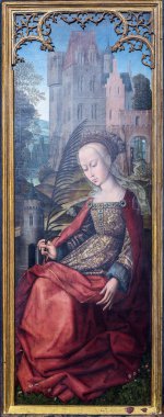 part of the flemish triptych in the main church in Polizzi Gener