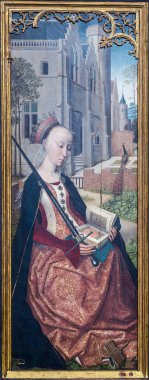 part of the flemish triptych in the main church in Polizzi Gener