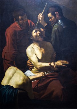 Caravaggio, The crowing with Thorns