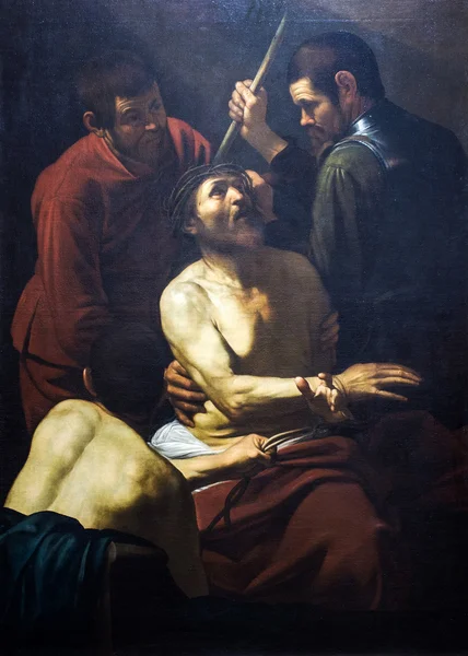 Caravaggio, The crowing with Thorns