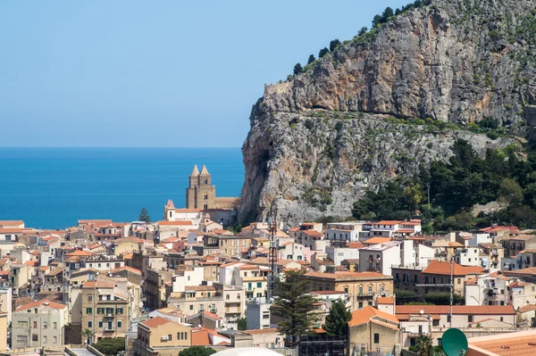 Belle vue panoramique sur Cefalu. Sicile — Photo