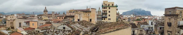 Bela vista panorâmica de Palermo, Sicília, Itália — Fotografia de Stock