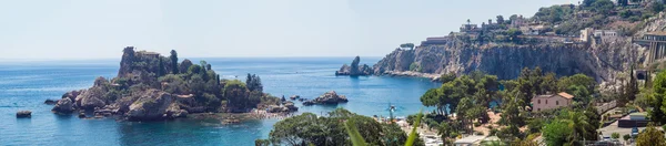 陶尔米纳，西西里岛美丽之岛的全景视图 — 图库照片
