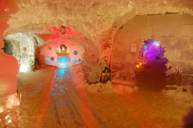 Underground permafrost museum at Yakutsk Russia clipart