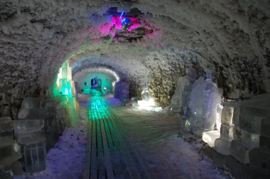 Underground permafrost museum at Yakutsk Russia clipart