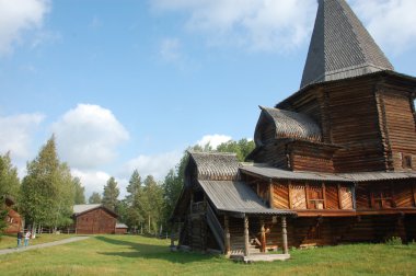  Ahşap mimari kilise Rusya Müzesi