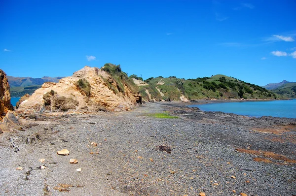 Zona costiera pietrosa — Foto Stock