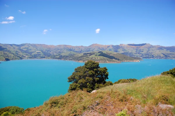 Vista da baía do mar da colina — Fotografia de Stock