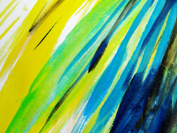 Barvitý abstraktní akvarel — Stock fotografie