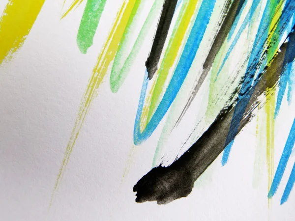 Kleurrijke abstracte aquarel — Stockfoto