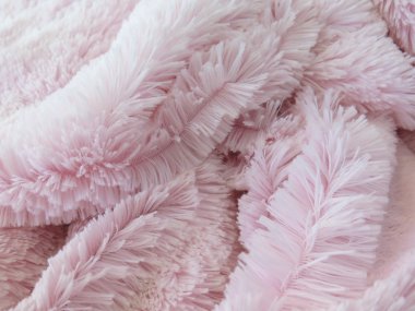 Pembe mikrofiber kumaş doku
