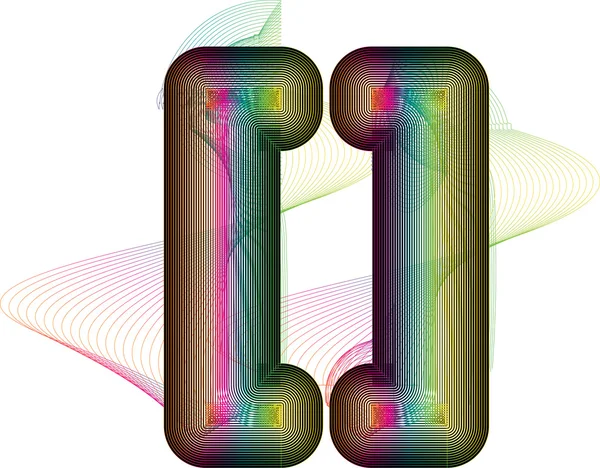 Símbolo colorido abstracto — Archivo Imágenes Vectoriales