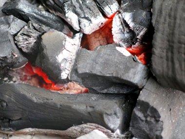 Barbekü hazır sıcak karbon