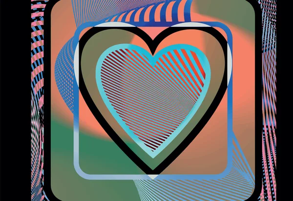 Abstract Heart illustration — Stock Vector