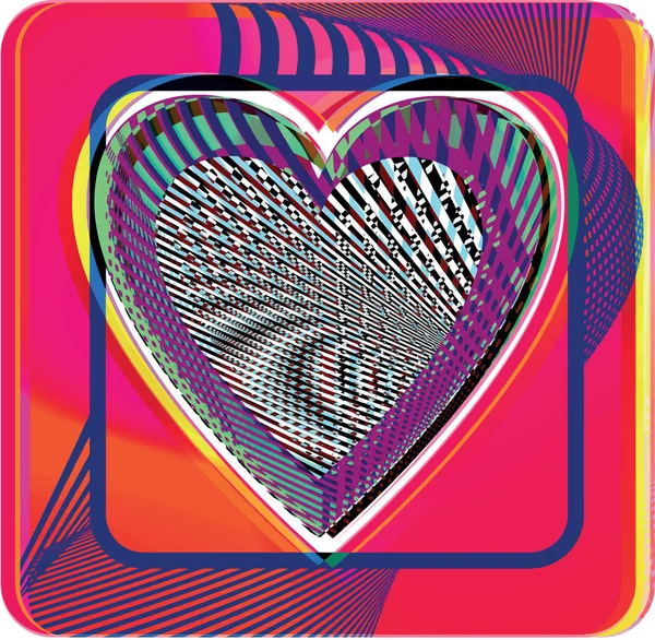 Abstract Heart illustration — Stock Vector