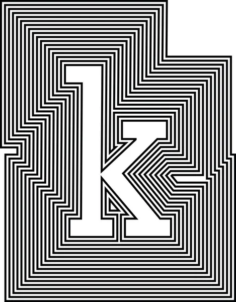 Літера Лінія Логотип Дизайн Піктограм Векторні Ілюстрації — стоковий вектор