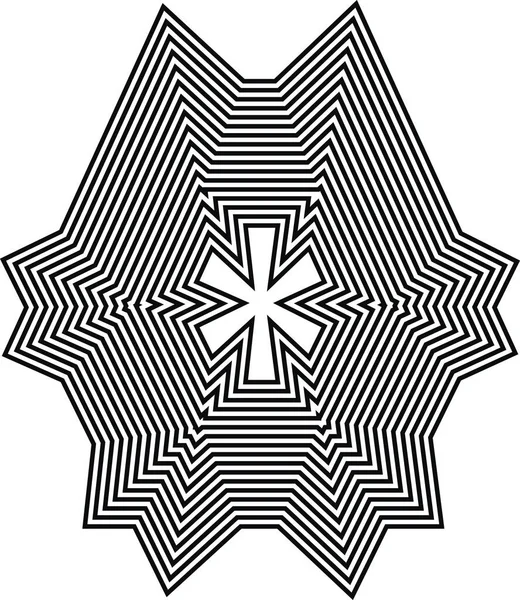Conception Icône Logo Ligne Astérisque Illustration Vectorielle — Image vectorielle