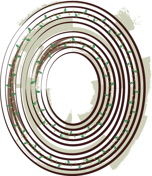 Eco Logo Icon Design Illustration Vectorielle — Image vectorielle