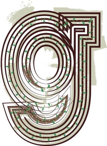 Letter Eco Logo Icon Design Vector Illustration — Stock Vector