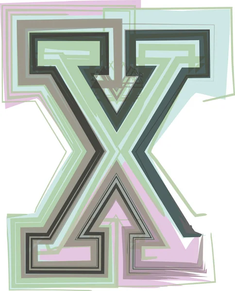 Bokstav Logotyp Ikon Design Vektor Illustration — Stock vektor
