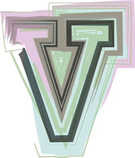 Letra Diseño Del Icono Del Logotipo Ilustración Vectores — Archivo Imágenes Vectoriales