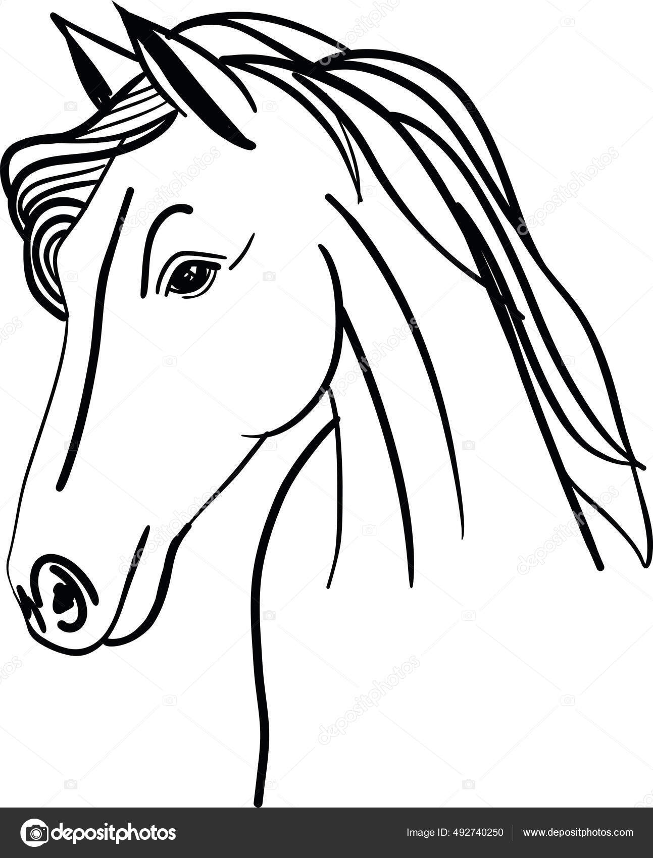 Horse Imagens de Stock de Arte Vetorial