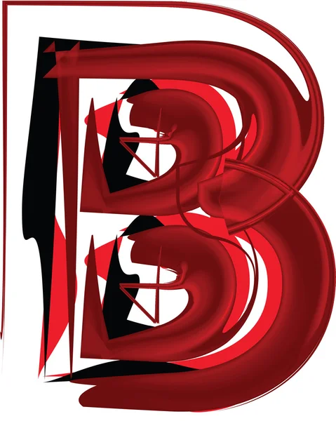 艺术字体字母 b — 图库矢量图片