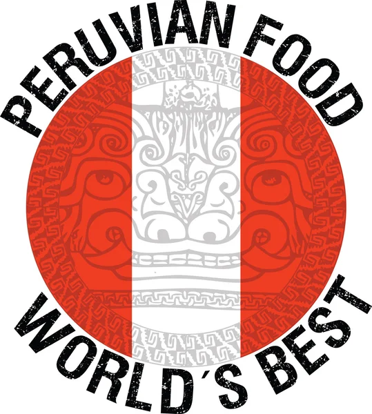 Харчова перуанських ілюстрація — стоковий вектор