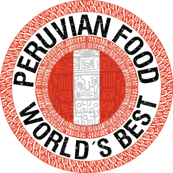 Харчова перуанських ілюстрація — стоковий вектор