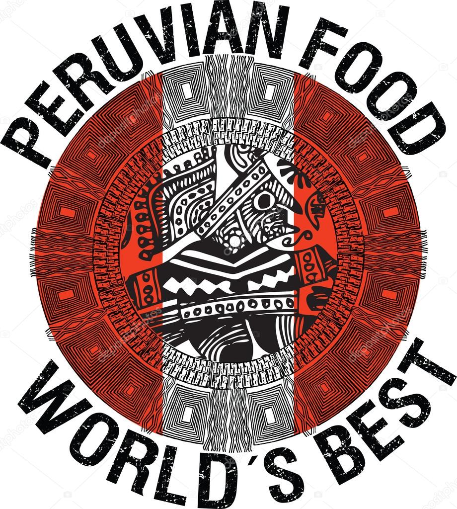 Peruvian food illustration