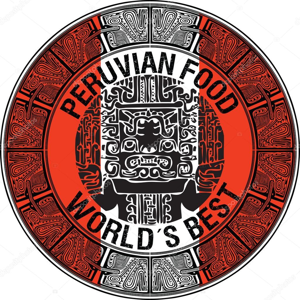 Peruvian food illustration