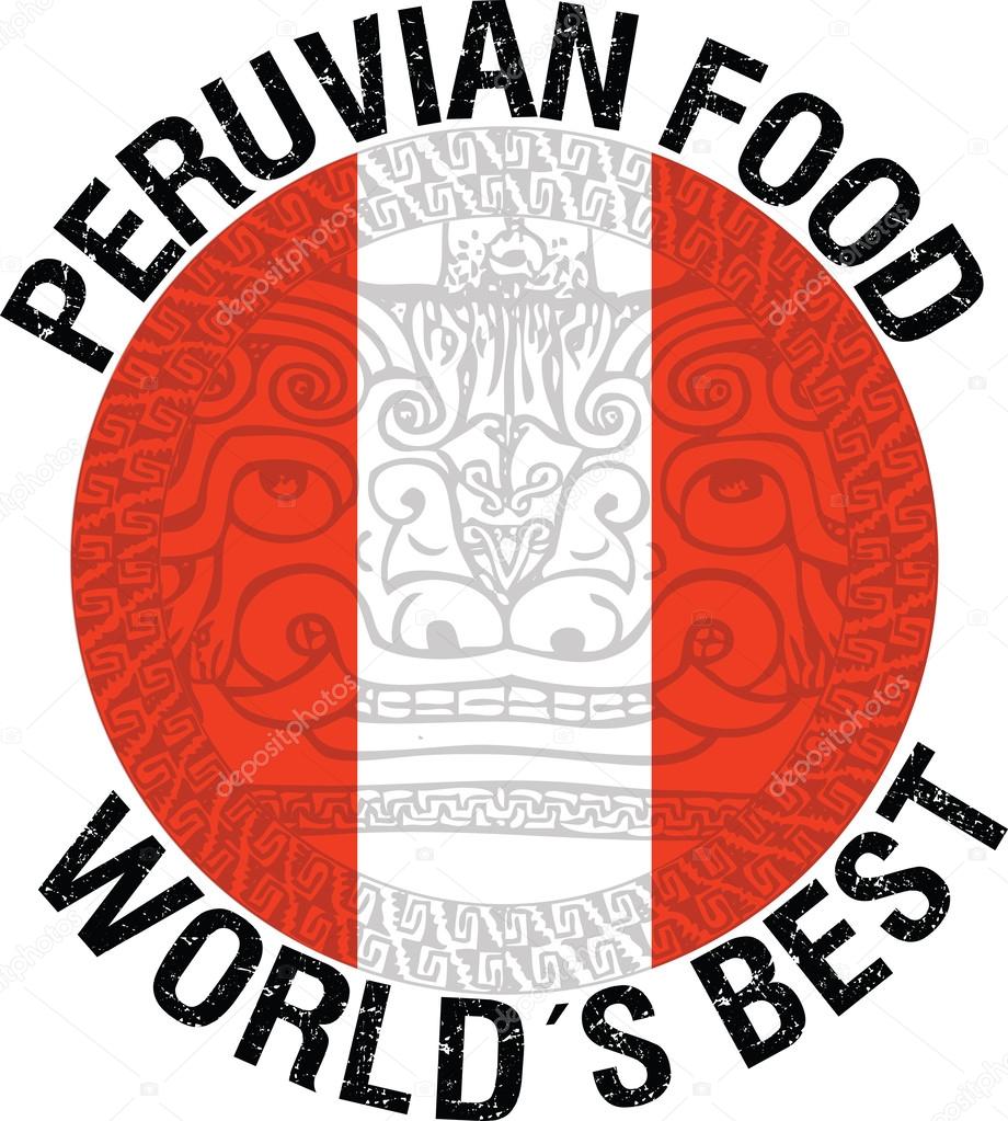 Peruvian food illustration